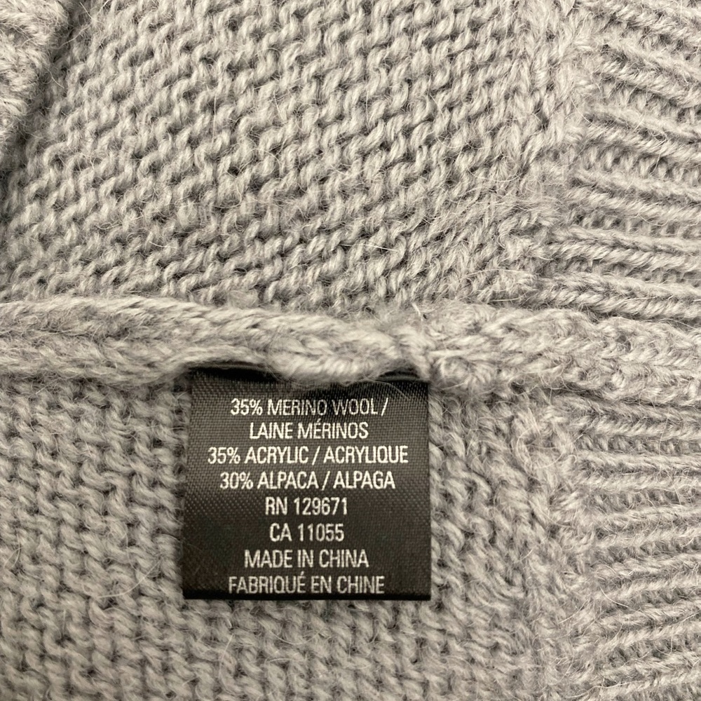 Skull Cashmere Lilian V-Neck Alpaca Wool Fair Isle Print Sweater Sz M - Picture 15 of 16